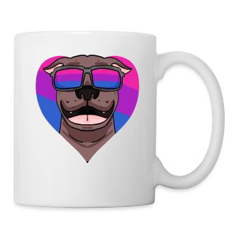Bisexuell Pit Bull Terrier Hund Geschenk - Tasse - Weiß - Rechts