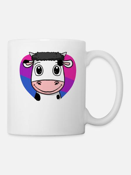 Bisexuell Kuh Geschenk - Tasse - Weiß