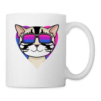 Cadeau bisexuel american shorthair cat - Mug blanc - blanc - Droite