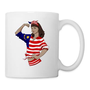 Malaysian Girl Unbreakable Malaysian Heritage - Tasse - Weiß - Rechts