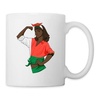 Madagascar Girl Unbreakable I Madagascar Heritage - Tasse - Weiß - Rechts