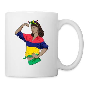 Mauritius Girl Unbreakable Mauritius Heritage - Mug - white - Right
