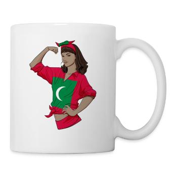 Maldivian Girl Unbreakable Maldivian Heritage - Mug - white - Right