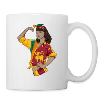 Sri Lanka Girl Unbreakable Sri Lanka Heritage Sri - Tasse - Weiß - Rechts