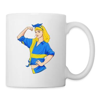 Swedish Girl Unbreakable I Swedish Heritage I - Mug - white - Right