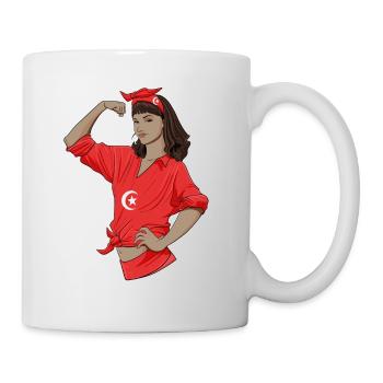 Turkish Girl Unbreakable I Turkish Heritage I - Mug - white - Right