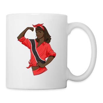 Caribean Girl Unbreakable Heritage Trinidad et - Mug blanc - blanc - Droite
