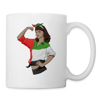 Arab Girl Unbreakable I Heritage United Arab - Tasse - Weiß - Rechts