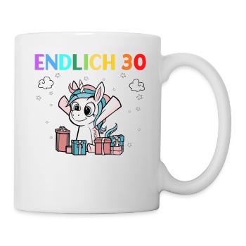 Endlich 30 Meine Eltern Wohnen Immer Noch Bei Mir - Tasse - Weiß - Rechts