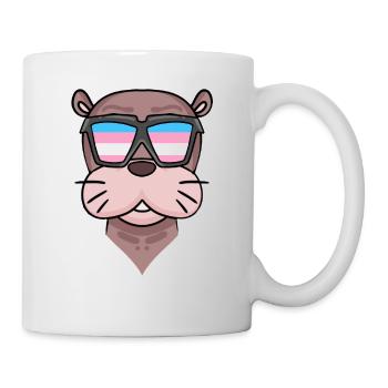 Transgender Transsexuell Seelöwe Geschenk - Tasse - Weiß - Rechts