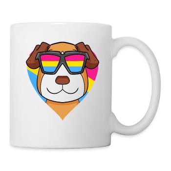Cadeau pansexuel Jack Russell Terrier pour chien - Mug blanc - blanc - Droite