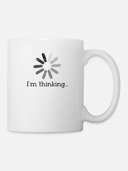 I'm Thinking - Netzwerk - Tasse - Weiß