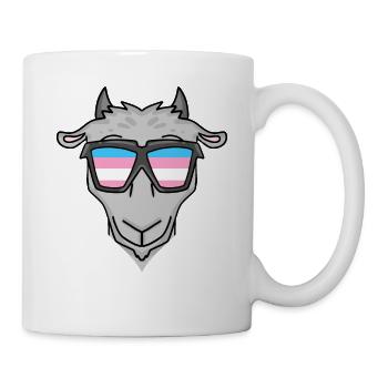 Transgender Transsexuell Ziege Geschenk - Tasse - Weiß - Rechts