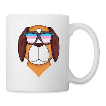 Transgender Transsexuell Bernhardiner Hund Geschen - Tasse - Weiß - Rechts