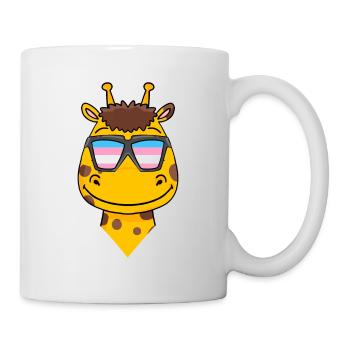 Transgender Transsexuell Giraffe Geschenk - Tasse - Weiß - Rechts