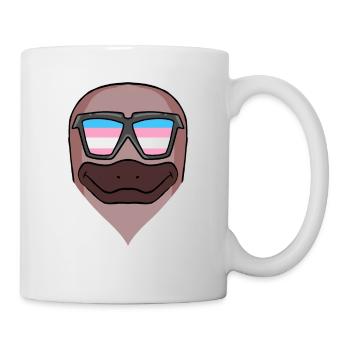 Transgender Transsexuell Schnabeltier Geschenk - Tasse - Weiß - Rechts
