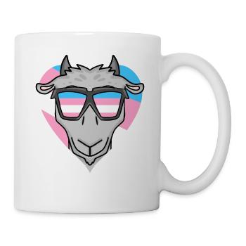 Transgender Transsexuell Ziege Geschenk - Tasse - Weiß - Rechts