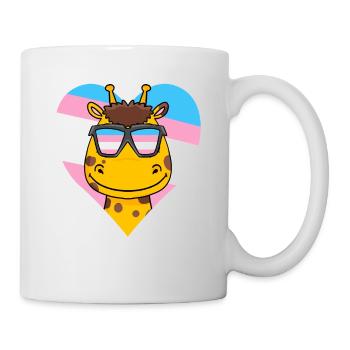Transgender Transsexuell Giraffe Geschenk - Tasse - Weiß - Rechts
