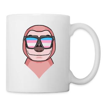 Transgender Transsexuell Faultier Geschenk - Tasse - Weiß - Rechts