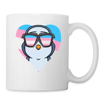 Transgender Transsexuell Pinguin Geschenk - Tasse - Weiß - Rechts