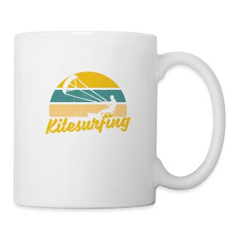 Drôle de kitesurf Ocean Surfer Une journée sans cerf-volant - Mug blanc - blanc - Droite