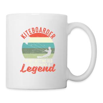 Surfer Kiteboarder I'm not getting old, I'm getting - Mug - white - Right