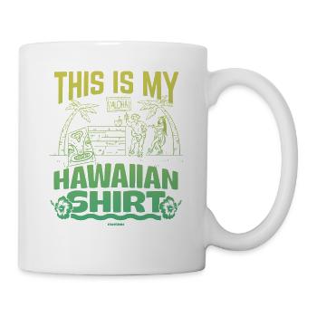 Hawaii Urlaub Aloha Sommer Hawaiian Geschenk - Tasse - Weiß - Rechts