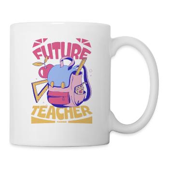 Futur enseignant - Mug blanc - blanc - Droite
