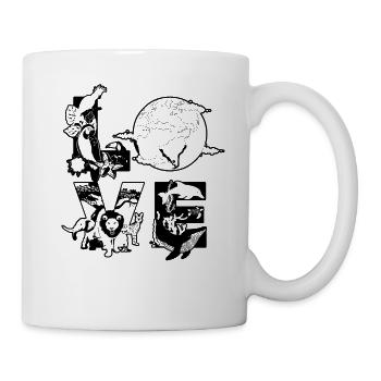 Earth LOVE Earth Day Environment Climate Change LOVE - Mug - white - Right