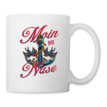 Moin du Nase Seemann's Anchor - Mug - white - Right