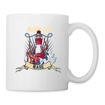 Lighthouse Waves Sea Moin du Nase - Mug - white - Right