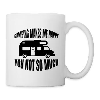 Camping Cadeau Camping Camping Camping Camping Caravane - Mug blanc - blanc - Droite