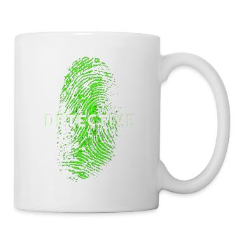DÉTECTIVE EMPREINTE DIGITALE ADN - Mug blanc - blanc - Droite