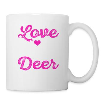 Aimez-moi comme vous aimez la saison des cerfs Drôle de chasse - Mug blanc - blanc - Droite
