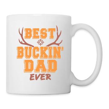 Best Buckin' Dad Ever Awesome Hunter Designs - Tasse - Weiß - Rechts