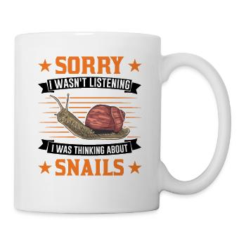 Snail Gift Vineyard Snail - Mug - white - Right