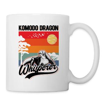 Komodowaran Flüsterer Komodo Dragon Whisperer - Tasse - Weiß - Rechts