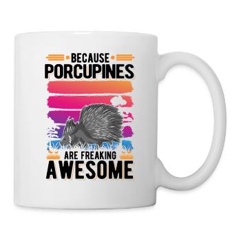 Porcupine Gift Porcupine - Mug - white - Right