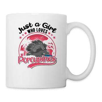 Porcupine Girl Porcupine - Mug - white - Right