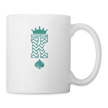 Double Head Spade King Card Game Doko - Mug - white - Right