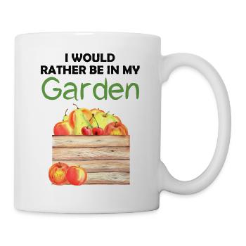 Jardin Drôle de dicton Jardinier amateur Idée cadeau - Mug blanc - blanc - Droite