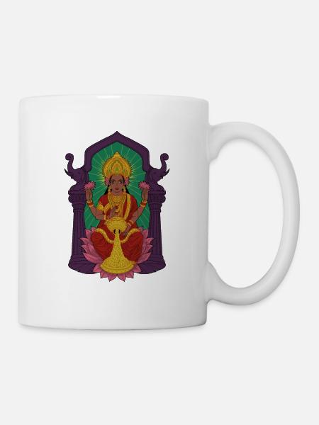 Dieu hindou - Lakshmi - Mug blanc - blanc