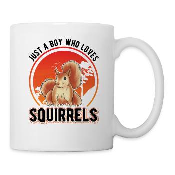 Écureuil Jeune Écureuil Gris Écureuil - Mug blanc - blanc - Droite