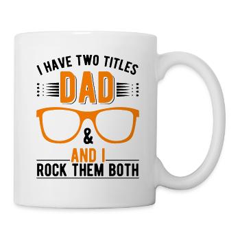 Optiker Vater Augenoptiker Papa - Tasse - Weiß - Rechts