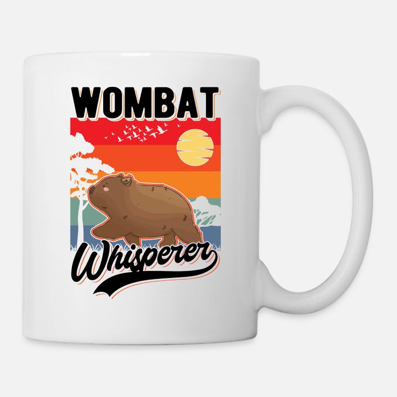 Wombat Flüsterer Wombat Whisperer - Tasse - Weiß