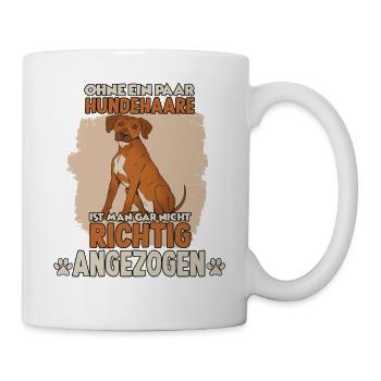 Dressage de propriétaire de chien Rhodesian Ridgeback Dogs - Mug blanc - blanc - Droite