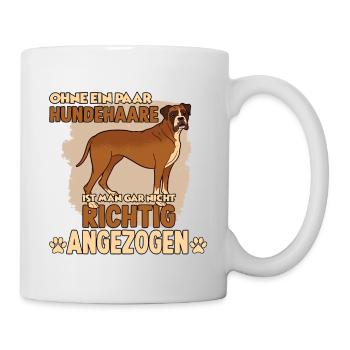 Boxer Hund Hundeliebhaber Boxer - Tasse - Weiß - Rechts