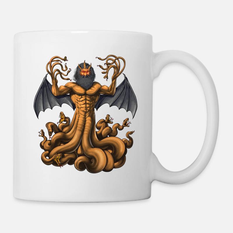 Greek Mythology Deity Typhon - Mug - white