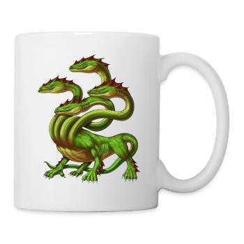 Griechische Mythologie Monster Hydra - Tasse - Weiß - Rechts