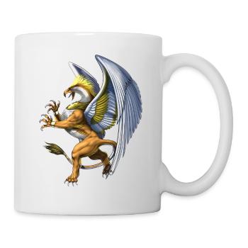 Mythologie grecque Créature Griffon - Mug blanc - blanc - Droite